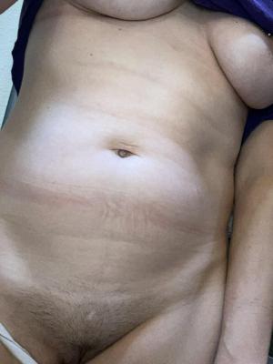 I bet you wouldn’t guess this is hiding under my t shirt & shorts (F)